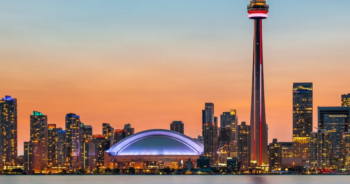 Skyline of the city of Toronto, Canada