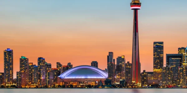 Skyline of the city of Toronto, Canada